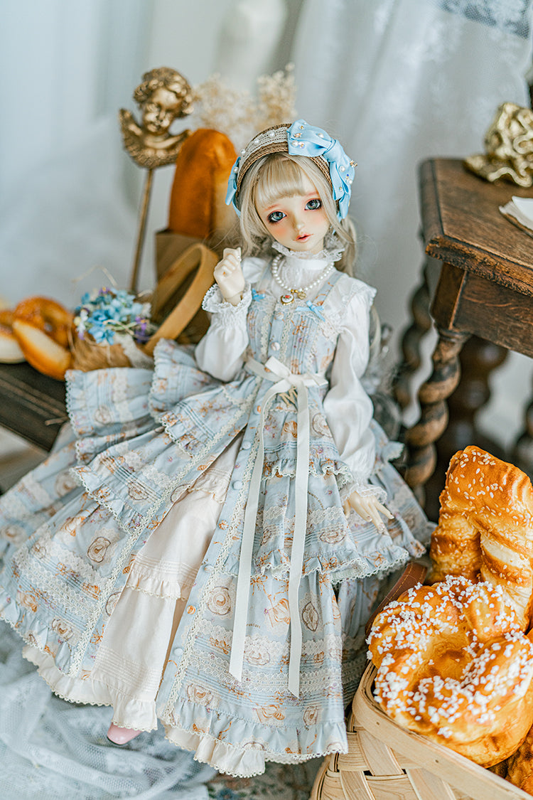 SD/DD~SD16girl】 Afternoon tea pin tuck skirt – Doll Workshop MELODY.C